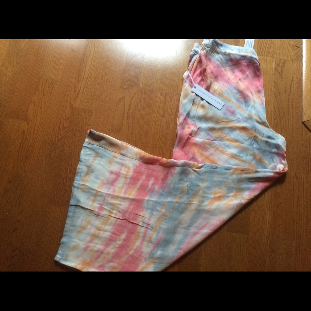 Young fabulous & broke tie dye pants